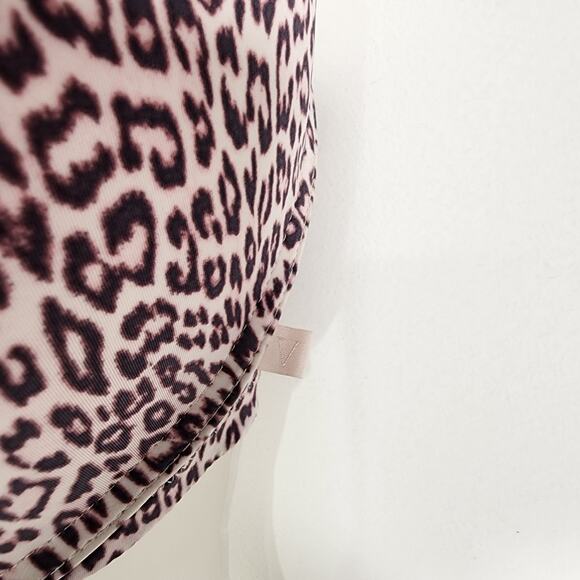 Victoria's Secret Padded No Wire Bra Size 34DDD Pink Leopard Print Push Up Sexy - Picture 14 of 15